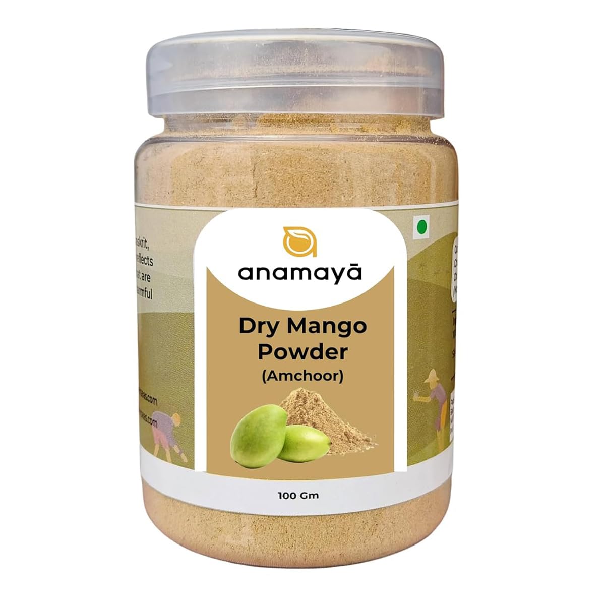 Anamaya Dry Mango Powder | Amchur Powder | Amchoor Powder | 100% natural and sun dried mangoes from Uttar Pradesh | Packed in reusable food grade jar | 100 gms (Pack of 1) (B0CN5HL91W) Amazon Price History, Amazon Price Tracker