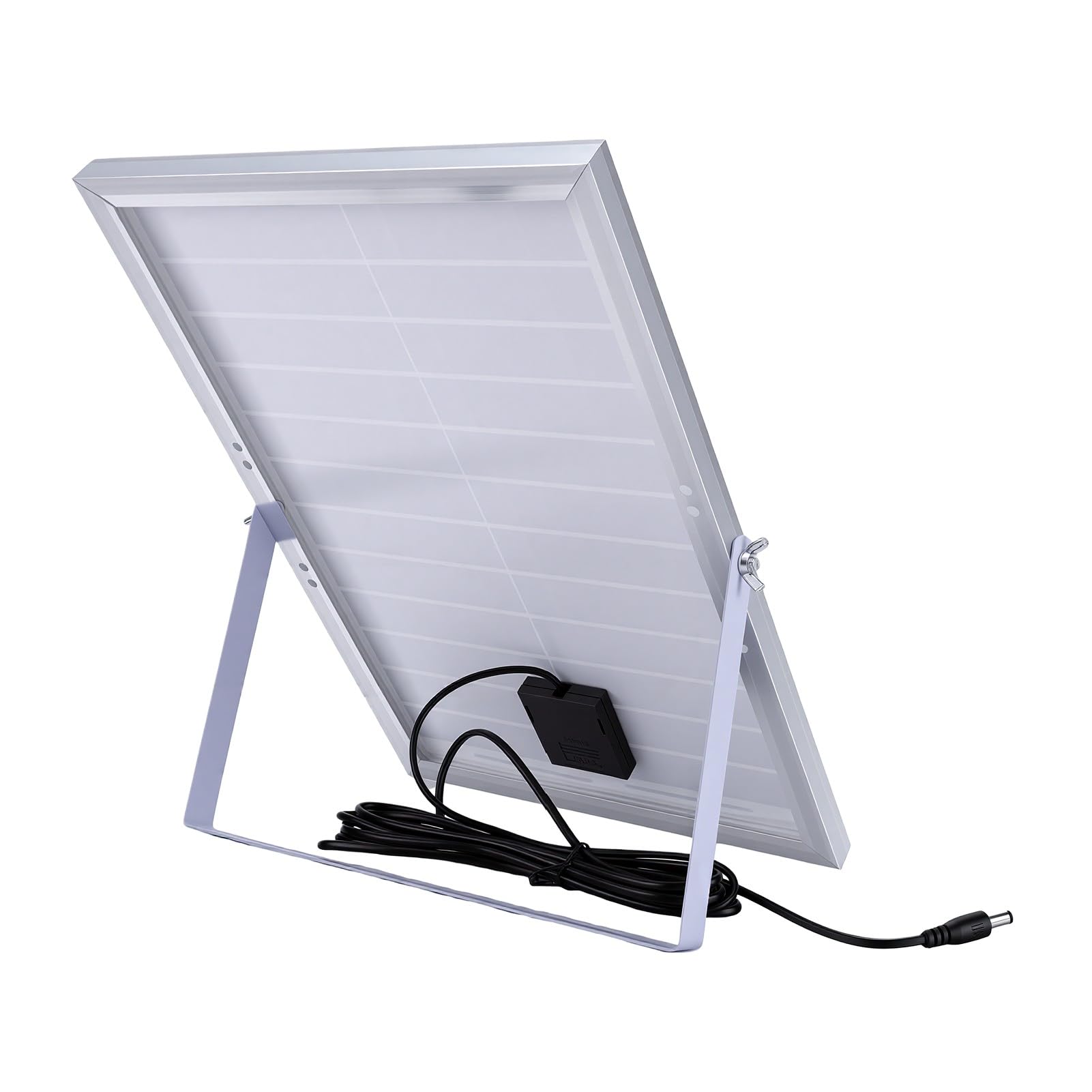 Walfront Wentylator Wydechowy Solarny 15W 120mm z siatką do Szklarni