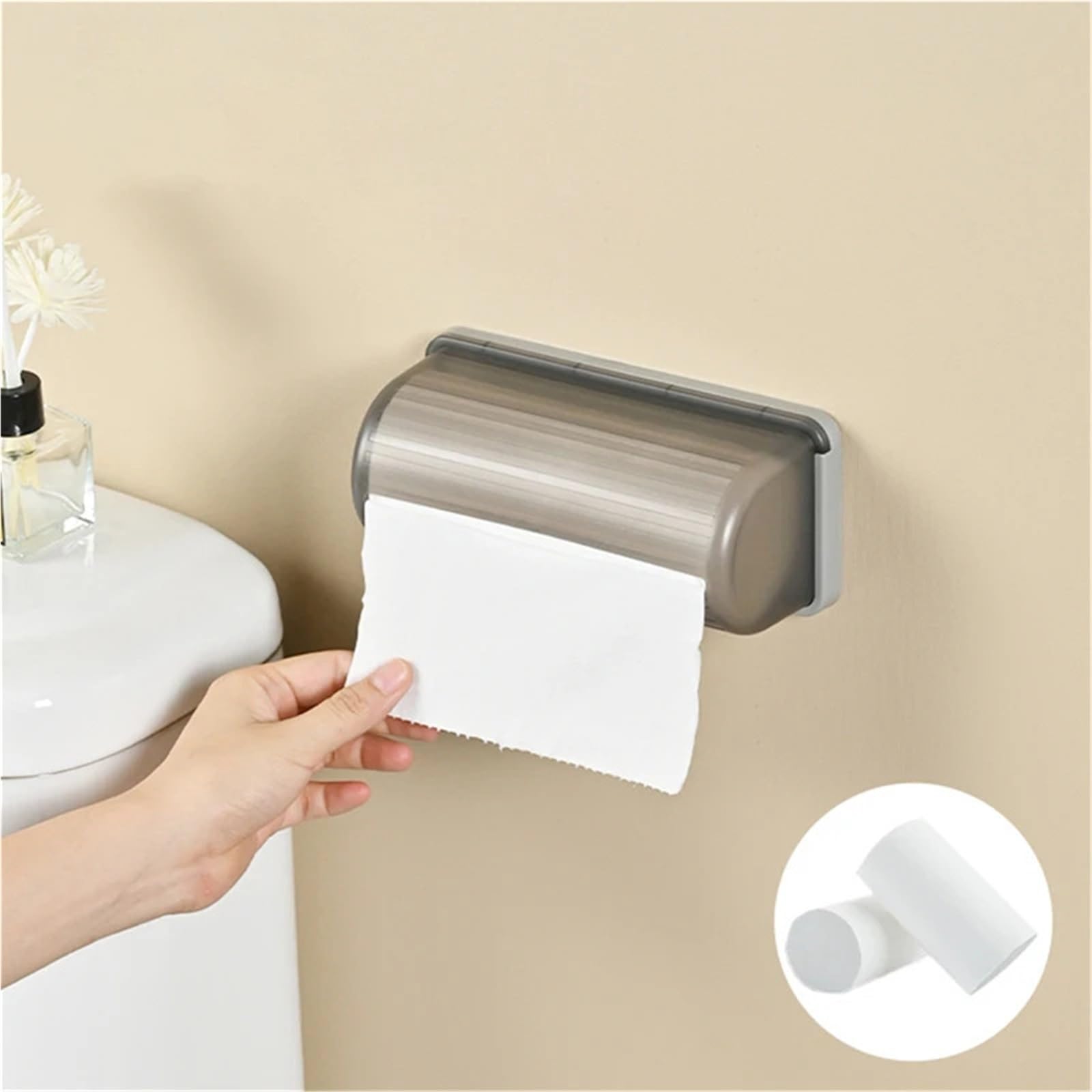 Dispensador De Bolsas De Basura Caja de almacenamiento de bolsas de basura, organizador de bolsas de plástico for cocina, caja de almacenamiento for colgar en la pared, bolsa de basura for baño, dispe