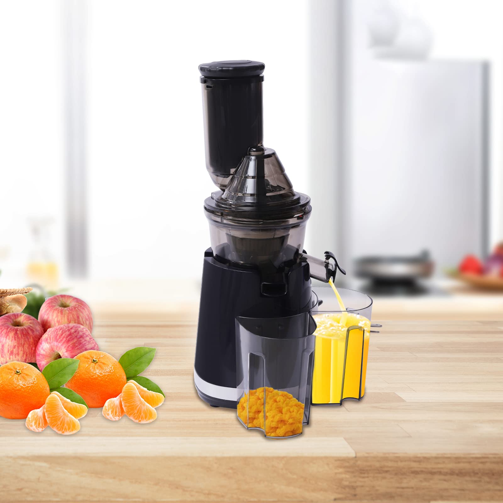 YIYIBYUS Juicer Machine,Slow Juicer,Juicer Machine Slow Juicer Cold Press Juicer Reverse Function