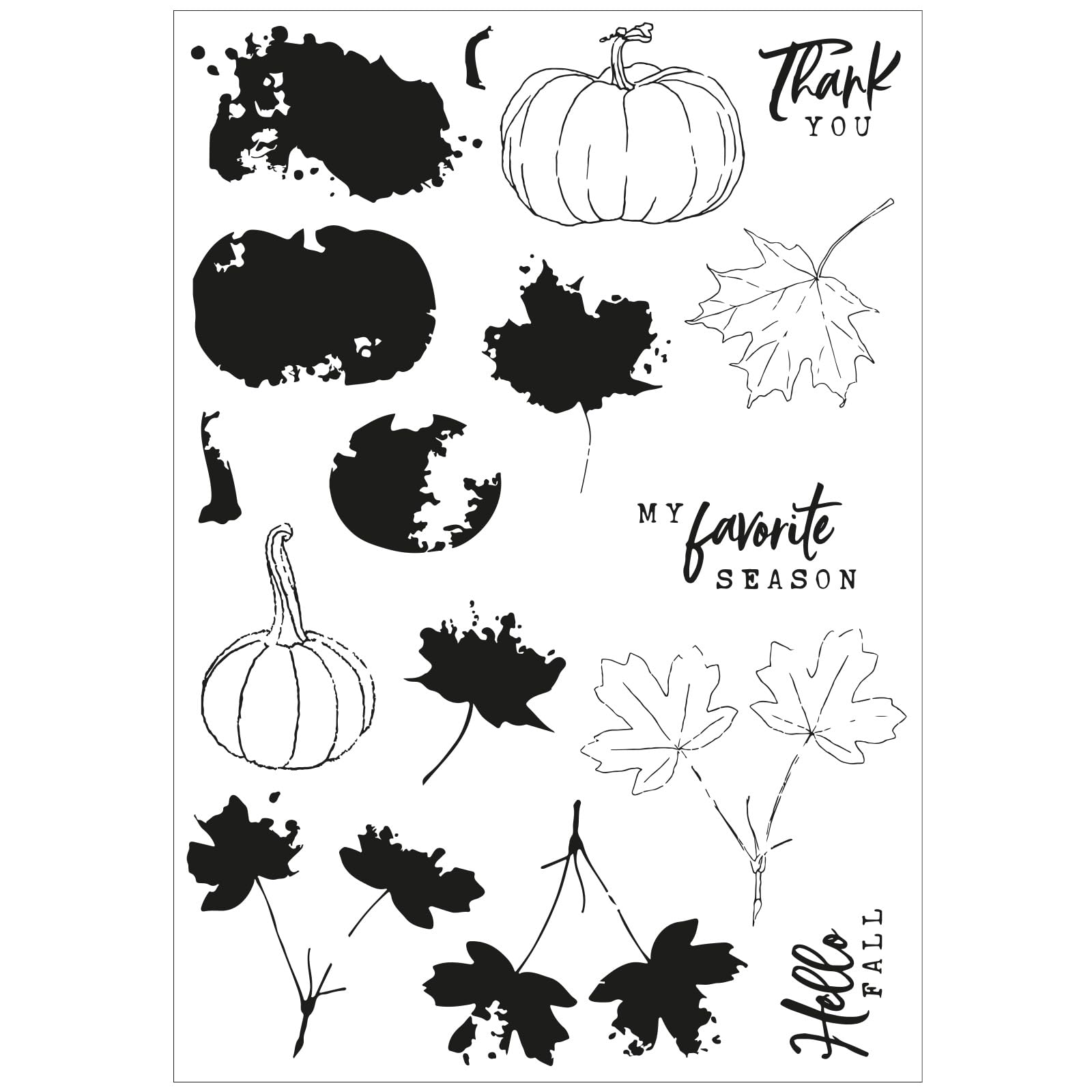Sizzix Set Timbri Trasparenti E Fustelle Framelits Harvest - Per Scrapbooking E Diario, Idee Creative Per Biglietti E Decorazioni - 5