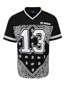 トップス XXL Bandana Football Jersey Black Supreme Bandana Football Jersey Black - Trendy Sportswear – 1LUX