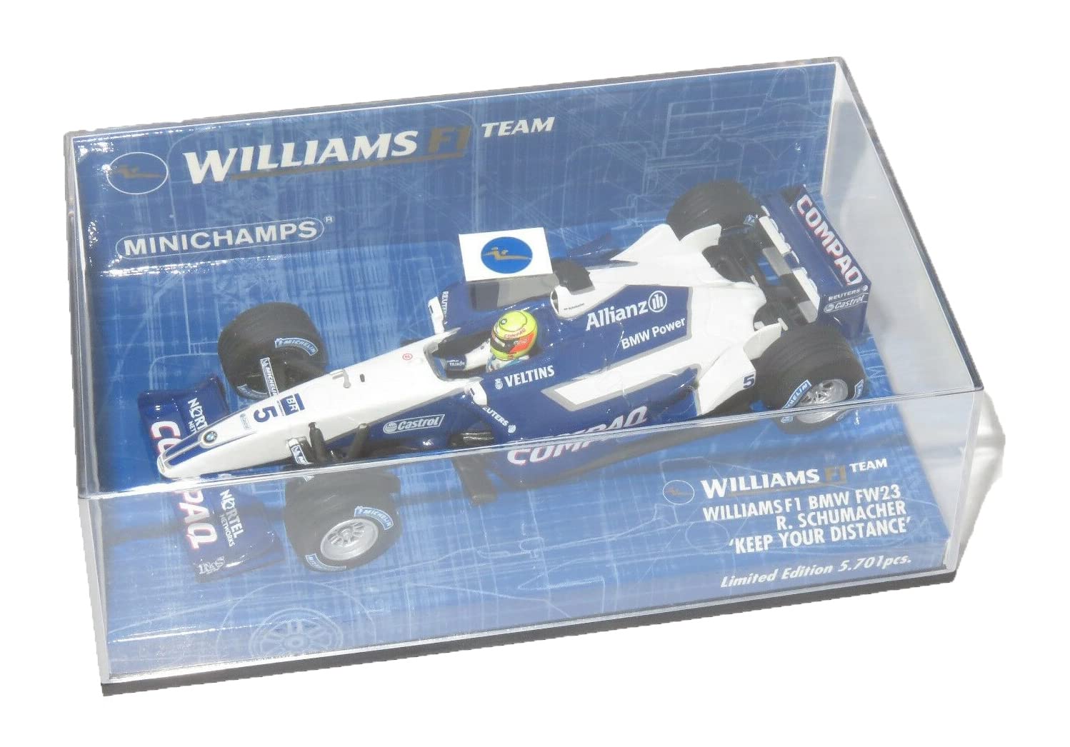 Amazon | ミニチャンプス 1/43 ウィリアムズ F1 BMW FW23 ラルフ 