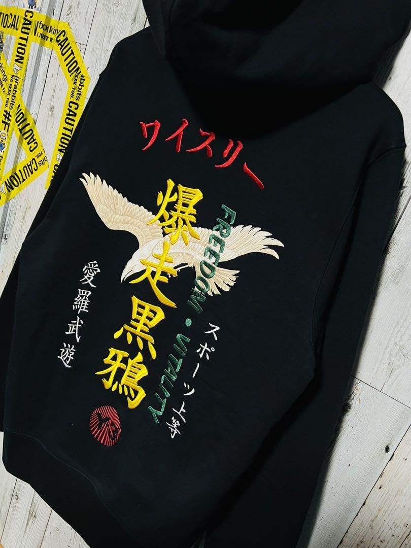 Amazon.co.jp: 黄金爆走黒鴉。極限定 Y3 パーカー 影絵芸術 ヨウジ 