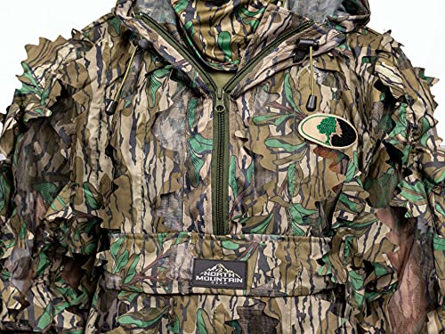 North Mountain Gear Mossy Oak Mens Camouflage 3D Leafy Hunting Jacket (X-Large_2X-Large, Greenleaf 1/2 Zip With Hood) #TOP4