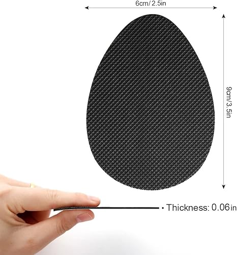 Miniatura 2 de 12PCS Non-Slip Shoe Pads for Bottom of Shoes, Premium Rubber Self Adhesive Anti-Slip Shoe Grips Stickers, High Heels Non-Skid Sole Protector