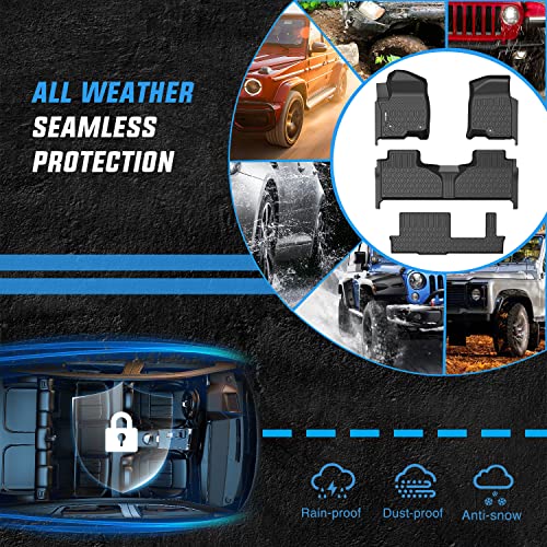 Image of Nilight TPE Floor Mats for Chevy Tahoe GMC Yukon Cadillac Escalade