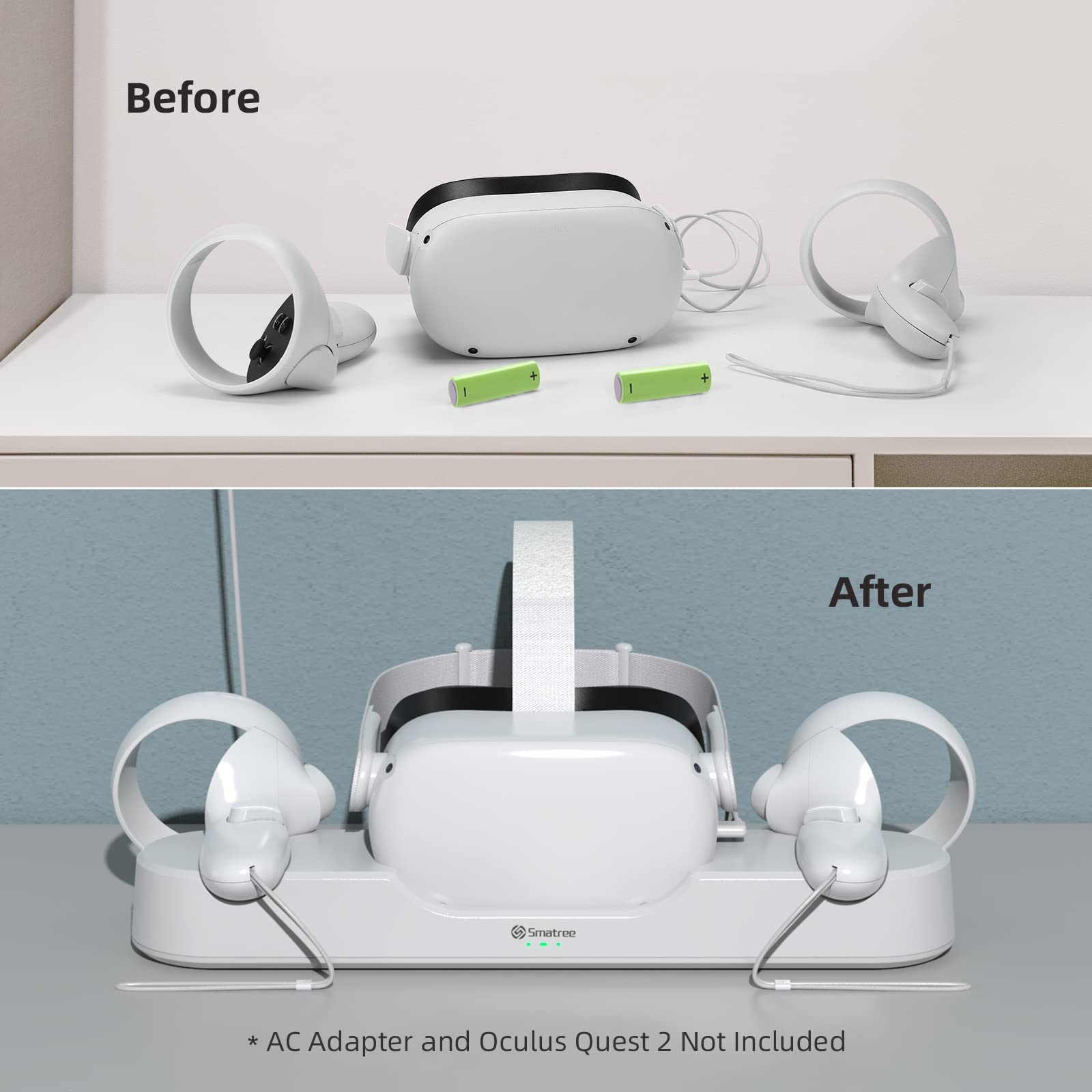 Buy Smatree Oculus Quest 2 Charging Dock for Oculus Quest 2/Meta Quest