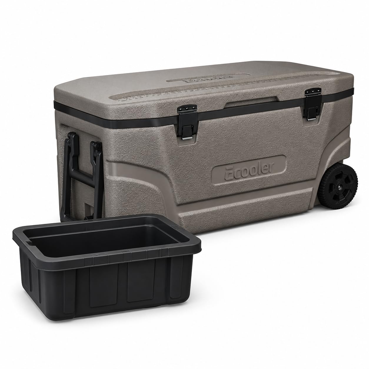 con Ruote, Isolamento PU | plastica ispessita, ruote gomma silenziose, set foro ossigeno, schiuma PU 40mm, per alimenti, per sport