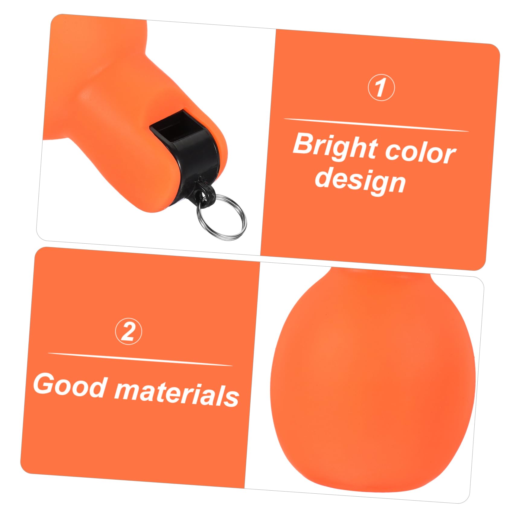 BESPORTBLE 10pièces Sifflet De Survie Lot de Sifflets Portables Et Réutilisables pour Activités De Plein Air pour Camping Urgences