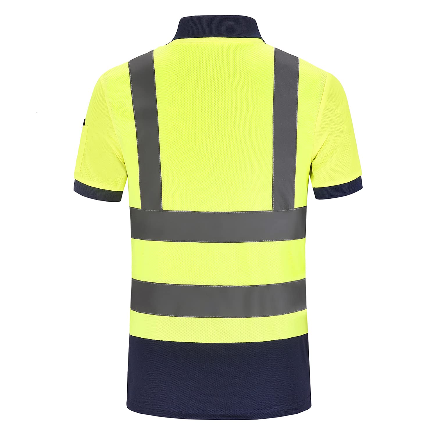 AYKRM Camisetas Polos de Seguridad Reflectante Alta Visibilidad 7 Colores