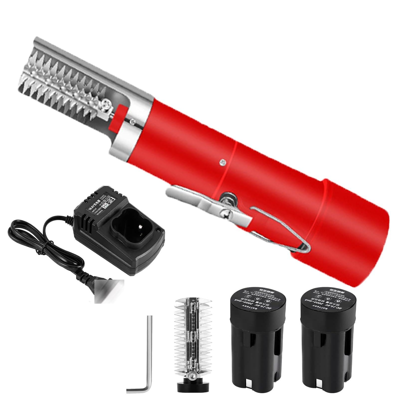 125w Squamatore Elettrico per Pesce, Impermeabile, Portatile, con Lama A Sei Sezioni, velocità di Rotazione 7500 Giri/min, Potente Strumento di Pulizia E Rimozione delle Squame Senza Fili.