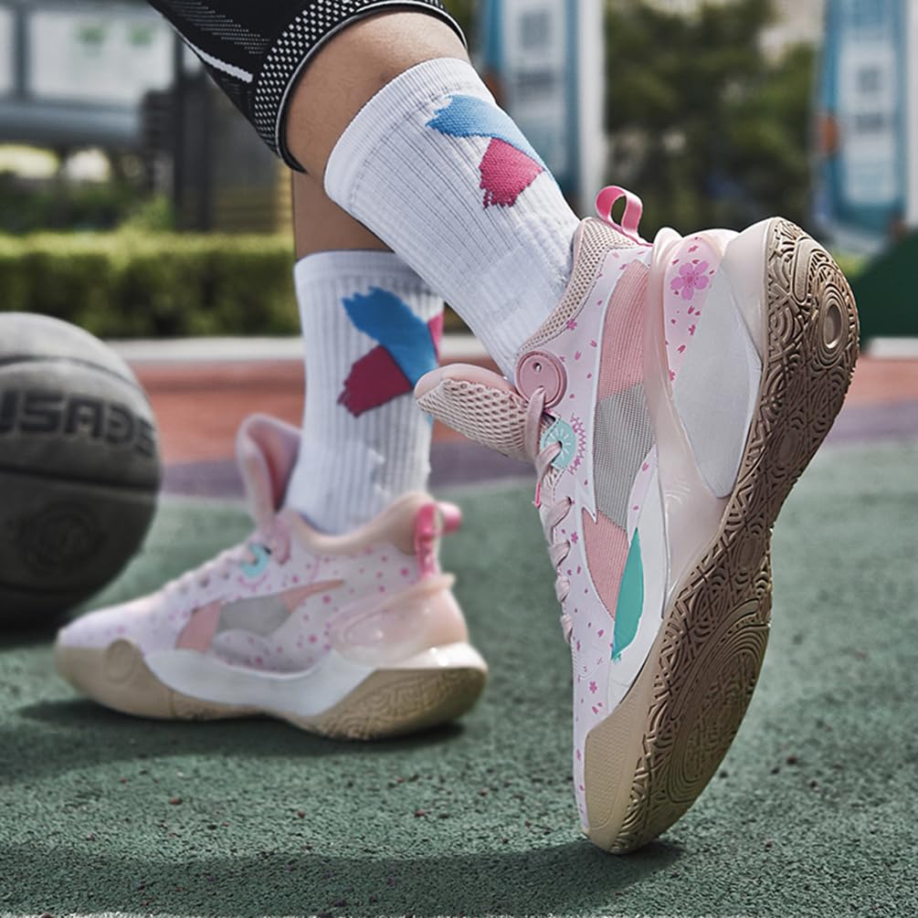 Męskie buty do koszykówki, buty sportowe, amortyzujące wstrząsy, oddychające, do koszykówki, męskie, lekkie buty sportowe, do biegania, antypoślizgowe, sportowe sneakersy, Bsk F3, 38 EU
