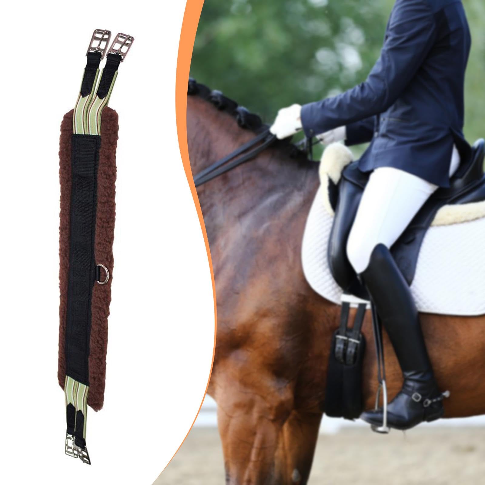 para Caballo, para Caballo, Hebilla Ligera de Acero Inoxidable, Corta de Clásica para Montar, Entrenamiento Y Clases de Club