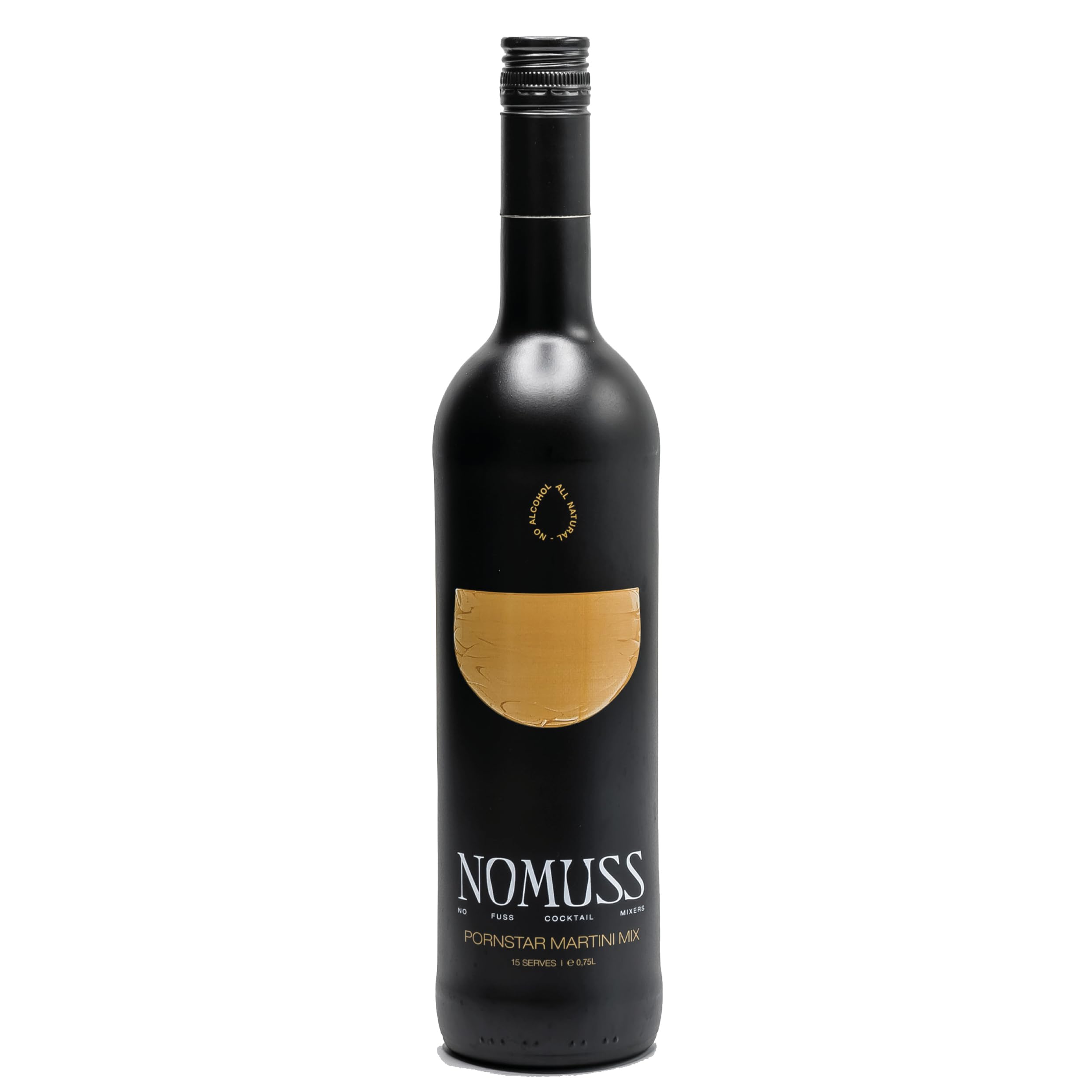 NOMUSS Pornstar Martini Cocktail Mix | Just add Vodka, Rum, Tequila or Non-Alc. alternative | Makes Cocktails, Mocktails, Spritz | 0% ABV | Vegan | All Natural premium ingredients