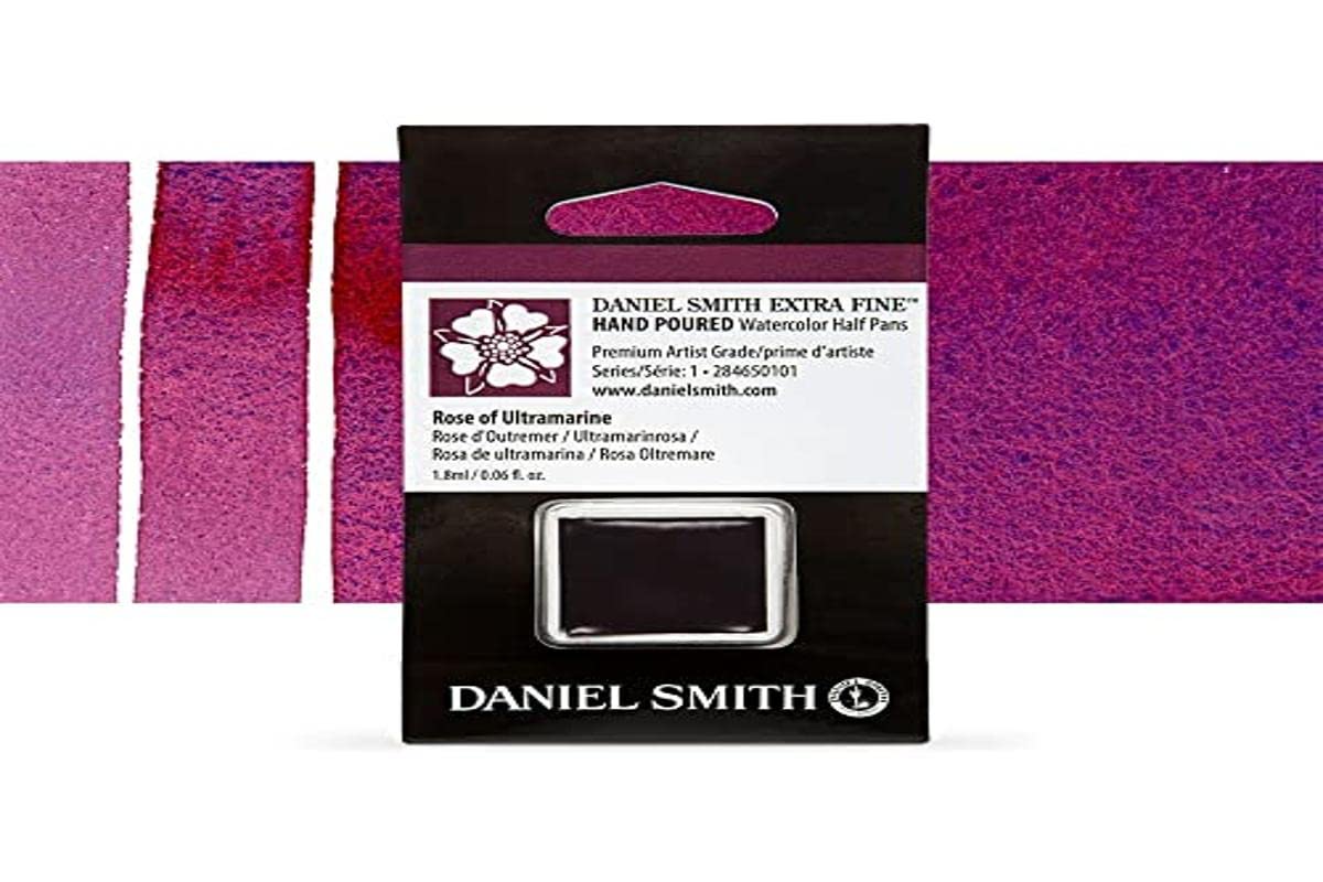 Daniel Smith : Watercolour Paint : Half Pan : Rose of Ultramarine : Series 1