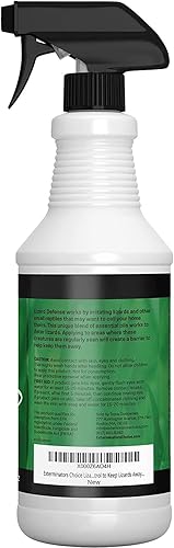 Miniatura 4 de Exterminators Choice Lizard Defense Spray  Paquete de 2 unidades de 32 onzas  Repelente de lagartos natural y no tóxico  Control rápido y fácil de