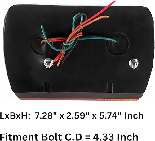 Miniatura 5 de Luz trasera de tractor con combinación de luces reales para David Brown  Fiat  Luces de tractores Ford New Holland 5172658, 81844434, 83960376,