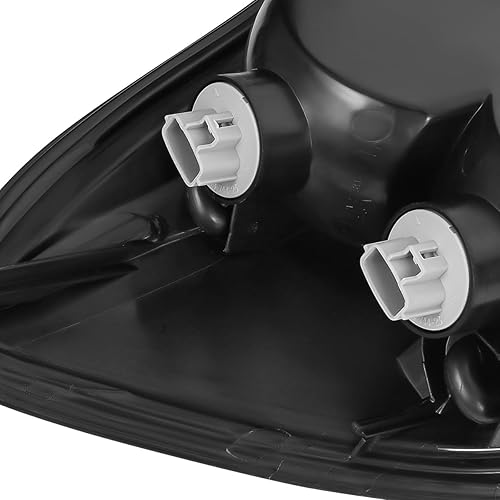 Miniatura 7 de Conjunto de 2 faros delanteros compatibles con Toyota Sequoia 05-0705-06 Tundra Crew Cab, carcasa negraesquina ámbar