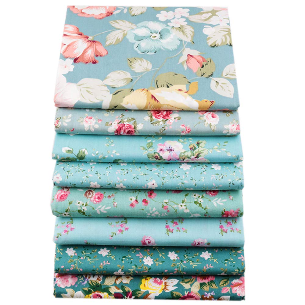 8 Pieces 40cm*50cm Top Cotton Fabric for Quilting Patchwork Cushions Pillows Sewing Material Scrapbook Doll Cloth