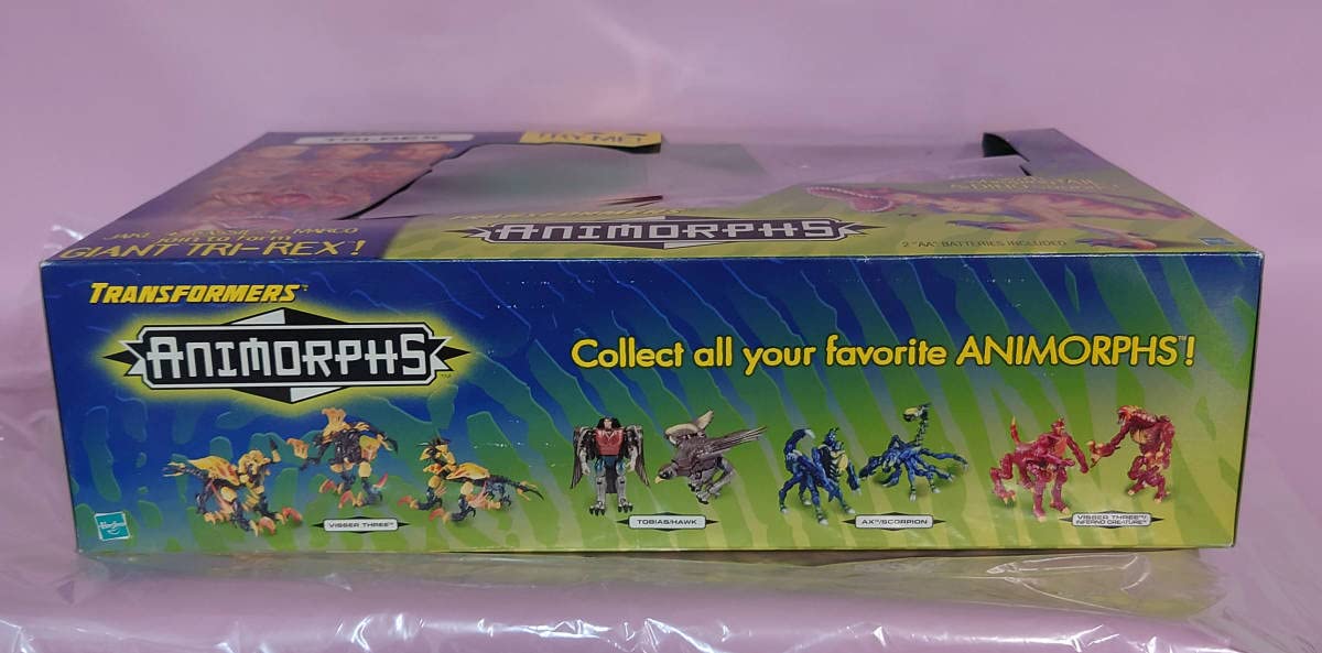 トライレックス　アニモーフトランスフォーマー　TRI-REX ANIMORPHS Hasbro Transformers: Animorphs Tri-Rex Action Figure for