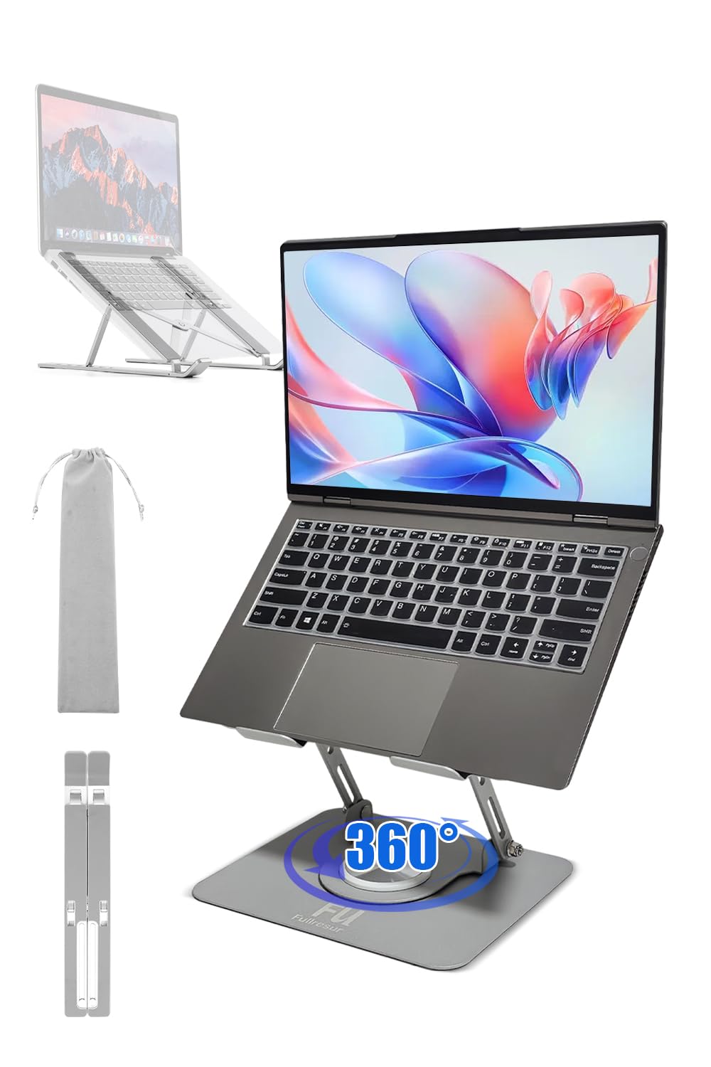 Amazon.co.jp: Fullresur 折りたたみ式ノートパソコンスタンド PC