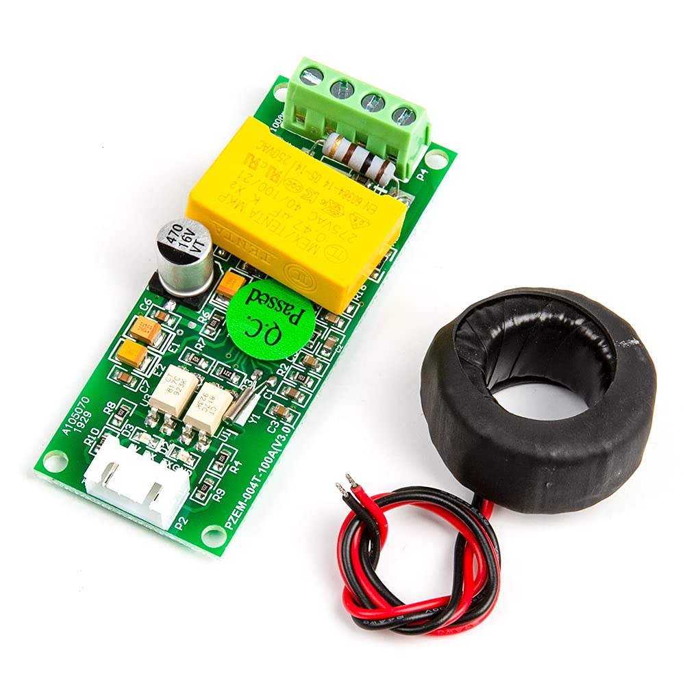 TECHTONICS PZEM-004T AC Digital Multifunction Electric Power Energy Meter Amp Voltage Monitor Communication Module with CT Coil 80-260V 100A (B0977NGNKP) Amazon Price History, Amazon Price Tracker