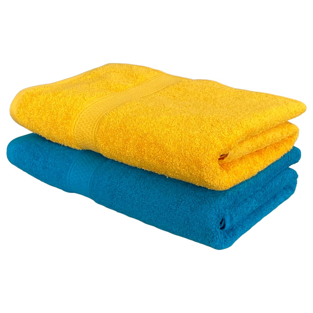 See full amazon price history chart for PatPug 100% Indian Ultra Soft Cotton 500 GSM Highly Absorbent, Fade Resistant, Quick Drying Large Bath Towel (Turquoise Blue and Sunrise Yellow) PatPug 100% Indian Ultra Soft Cotton 500 GSM Highly Absorbent, Fade Resistant, Quick Drying Large Bath Towel (Turquoise Blue and Sunrise Yellow) (B0CWYS8MR8) Amazon Price History, Amazon Price Tracker