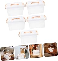 Vista 2 de Caja de herramientas 5pcs Caja de almacenamiento portátil Multifunción Oficina Abs Misceláneo Contenedor