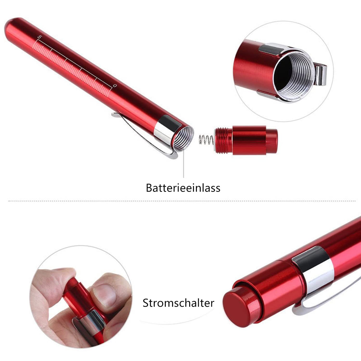 Medical Pen Light Doctor Nurse Diagnostic LED Penlight - Penlight And