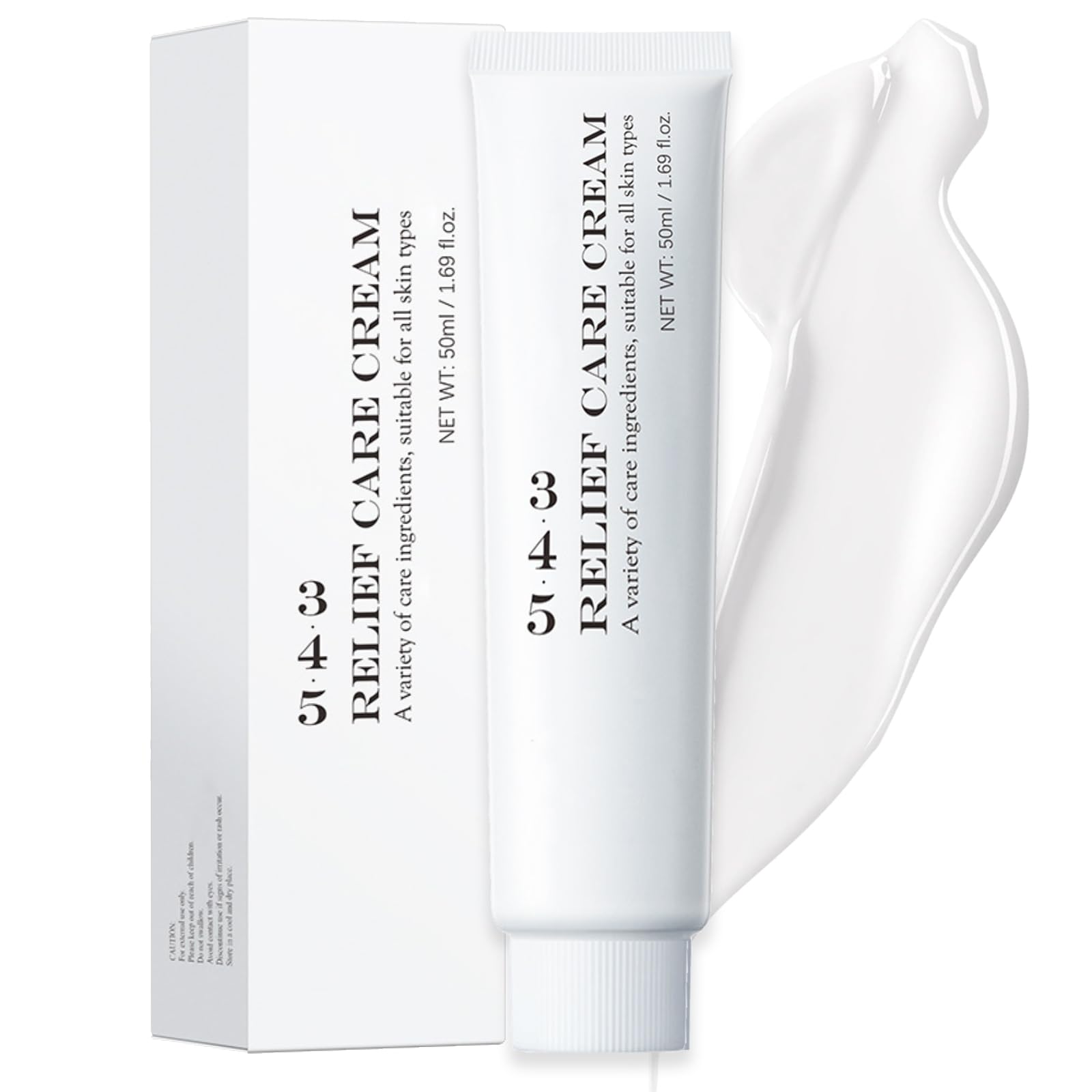 345 Relief Cream, 345 Cream Soothing Moisturizing Barrier, Repaire Lightweight non-greasy Face Moisturizer for All Skin Types