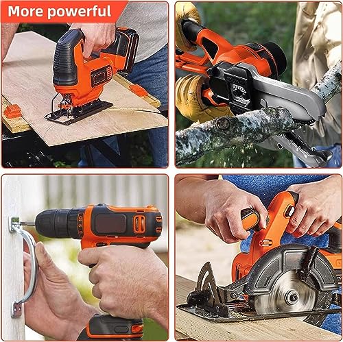 Aryee 6.0Ah 20V Lbxr20 Lbx4020 Lithium Battery Compatible With Black And Decker 20Volt Max Lb20 Lbx20 Lbxr2020 Lb2X4020-Ope Lbxr20-Ope Cordless Power Drill Driver Tools thumb #6