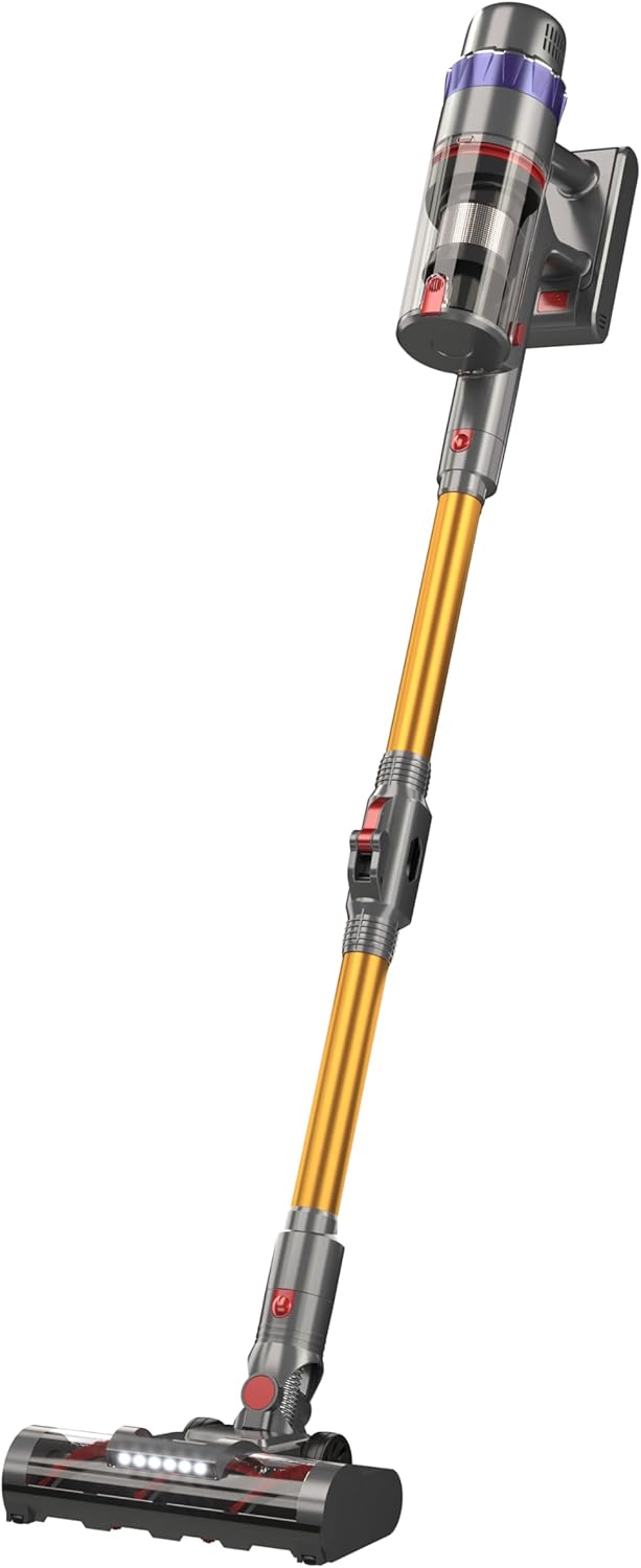 PRETTYCARE V3 Cordless Vacuum Cleaner in full assembly.