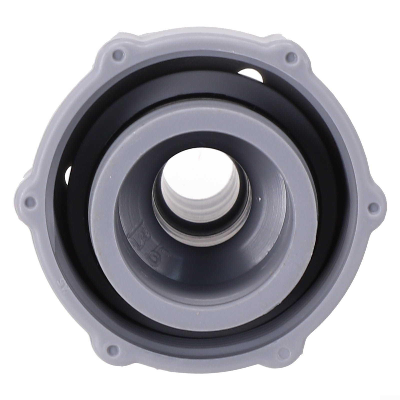 P6H1419 Valvola di scarico, Adattatore per tubo di scarico della piscina, Adattatore per tubo di scarico, Connettore per valvola di scarico (Grigio 32 mm