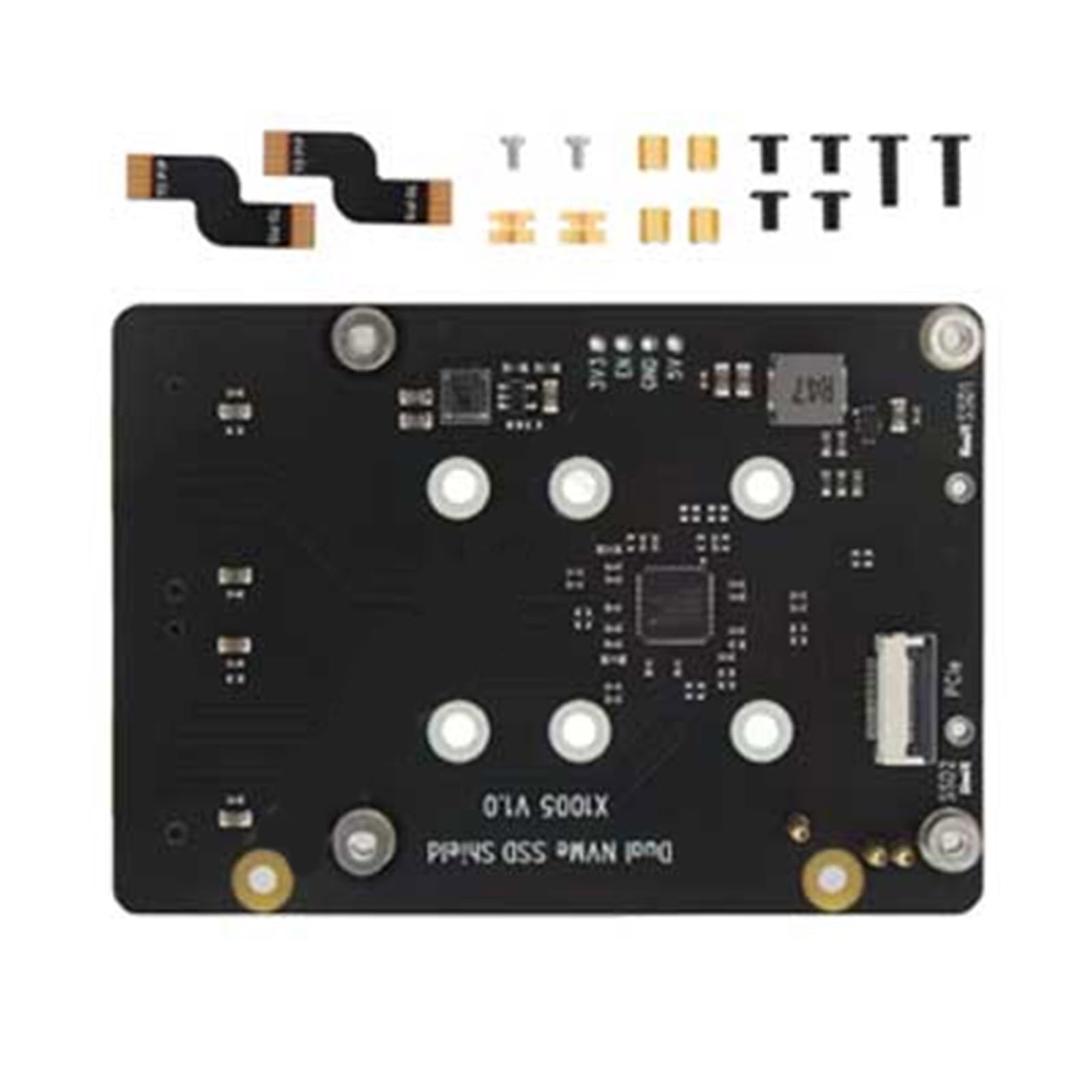 Carte d'extension double NVMe X1005 résout le manque d'espace disque solide - 7