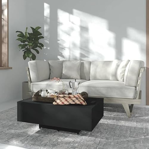 Mesa de centro ajustable, mesa de centro elevada de madera maciza, adecuada para sala de estar, oficina, balcón, estudio blanco de 33.5 x 21.7 x