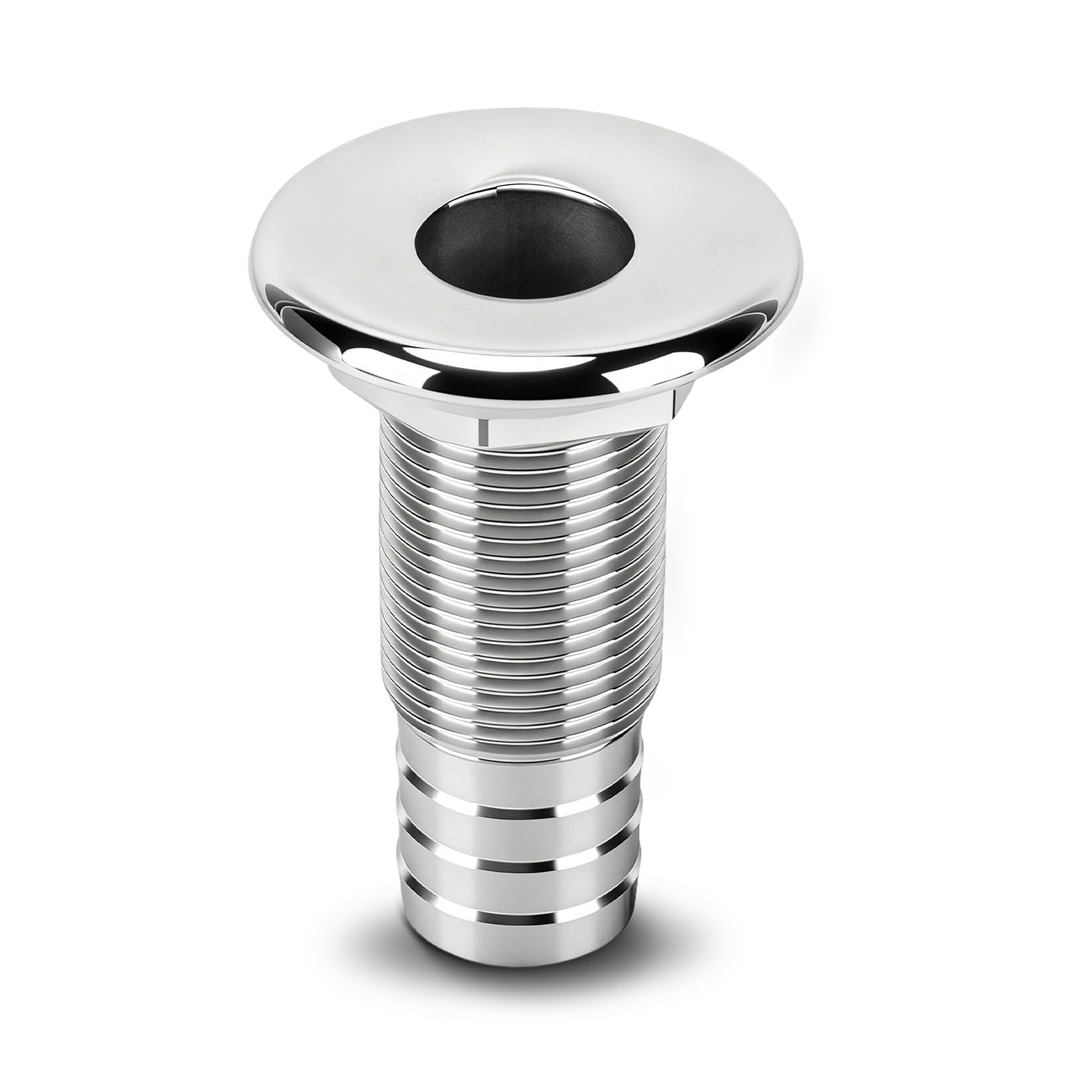 Tissting Boat Thru Hull Fitting 1in 79mm Marine Drain Plug Stainless Steel