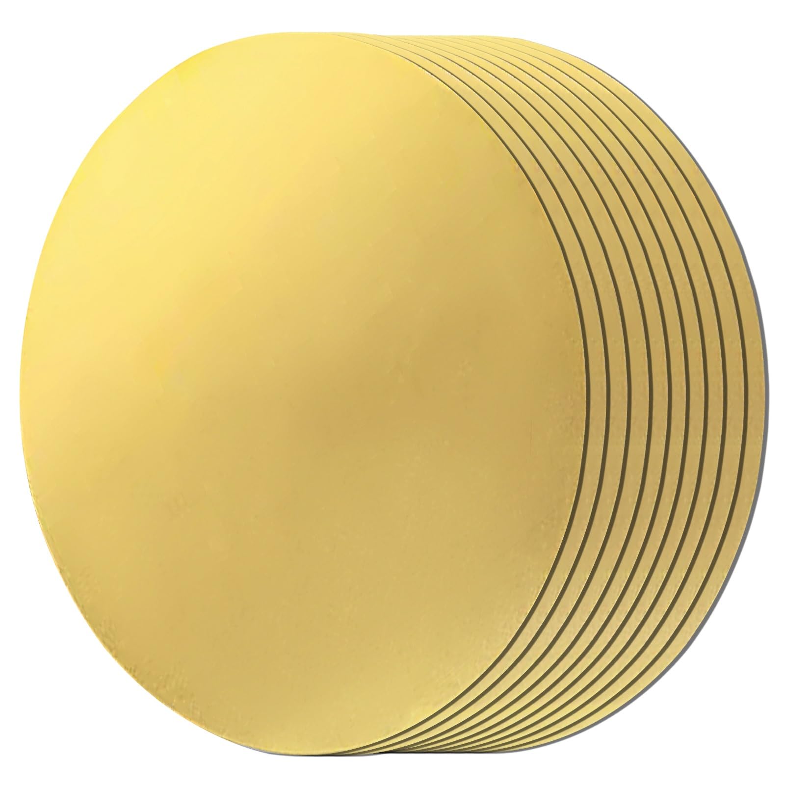 10 runde Messingplatten, 1 mm dick, Durchmesser 10–100 mm, Messing-Rundscheiben H62. Geeignet for Bastelarbeiten, Heimwerken, Elektroreparaturen und industrielle Anwendungen.(10Pcs1*100mm)