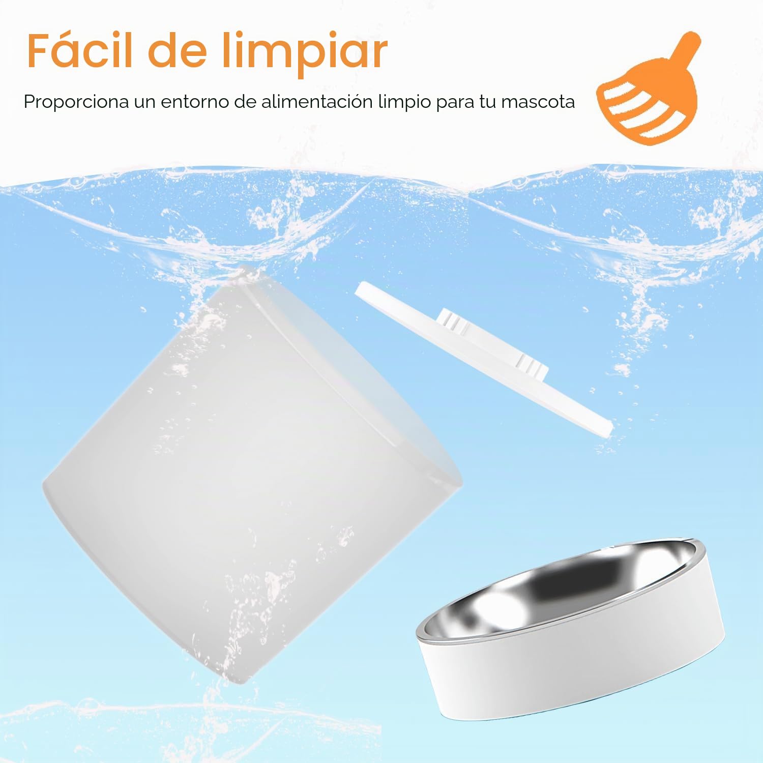 Comedero automático para gatos con cámara 2K y aplicación inteligente, dispensador inteligente de alimentos para mascotas de 6 L para gatos/perros, comidas de control automático temporizado, WiFi 2.4G