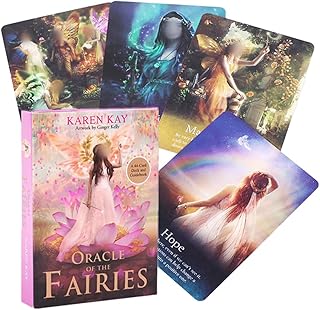 44PCS Oracle Of The Fairies Oracle Card Deck Divination Future Fate Prediction Oracle Family Party Game Oracle Card Oracle Of The Fairies Oracle Card