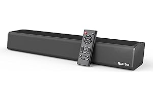 BESTISAN 50 Watts Soundbar with DSP Bass Adjustment