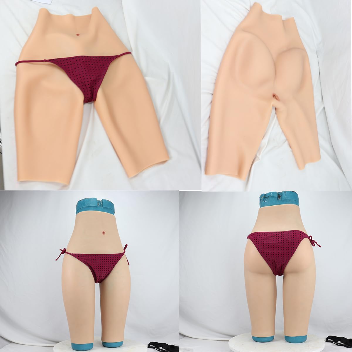 Mutande in silicone ad alta elasticità, per fianchi e glutei, modellanti per il corpo, abbigliamento da travestitismo da uomo a donna per cosplay transgender