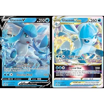 Glaceon V & Vstar - Pokemon Black Star Promo Set - 2 Nepal | Ubuy Glaceon V & Vstar - Pokemon Black Star Promo Set - 2 Nepal | Ubuy