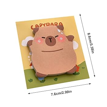 カピバラさん メモ帳 Amazon.co.jp: かわいい粘着メモ帳 カピバラ メッセージメモ N回