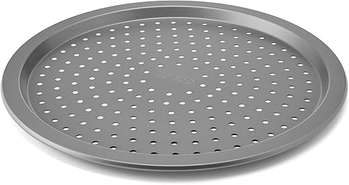 Miniatura 6 de KitchenAid Fresadora de pizza de acero aluminizado antiadherente de ingeniería suiza, apta para lavavajillas, contorno plateado, 15.5 pulgadas