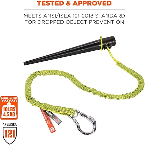 Miniatura 3 de Ergodyne squids Cordón Elástico para herramientas  Single  Mosquetón