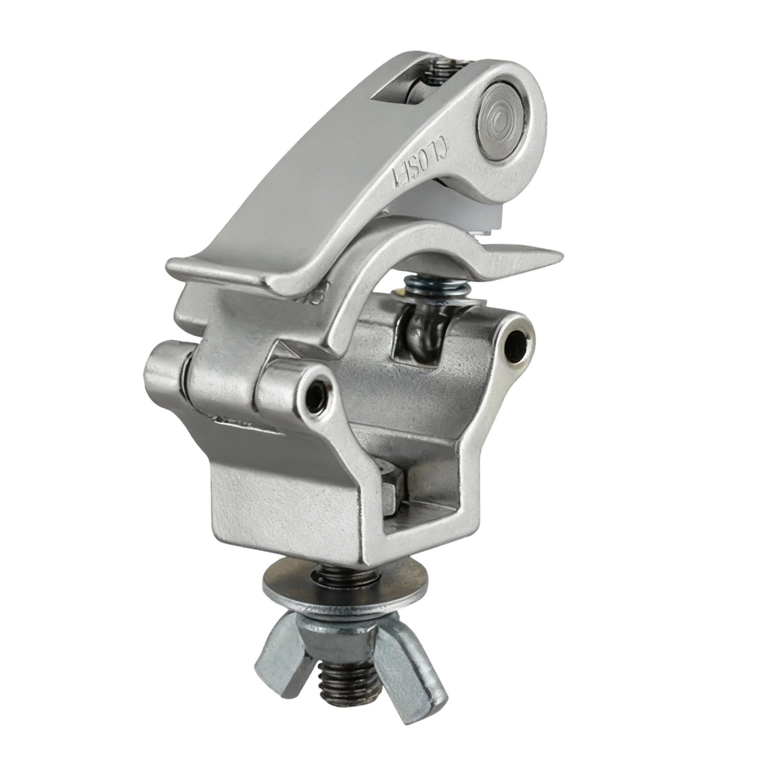 Antislip Pad Integrated Stage Equipment Clamp 25 30mm Tube Capacity Aluminum Alloys for Dynamic Setups Universals Tube Mounting Clamps