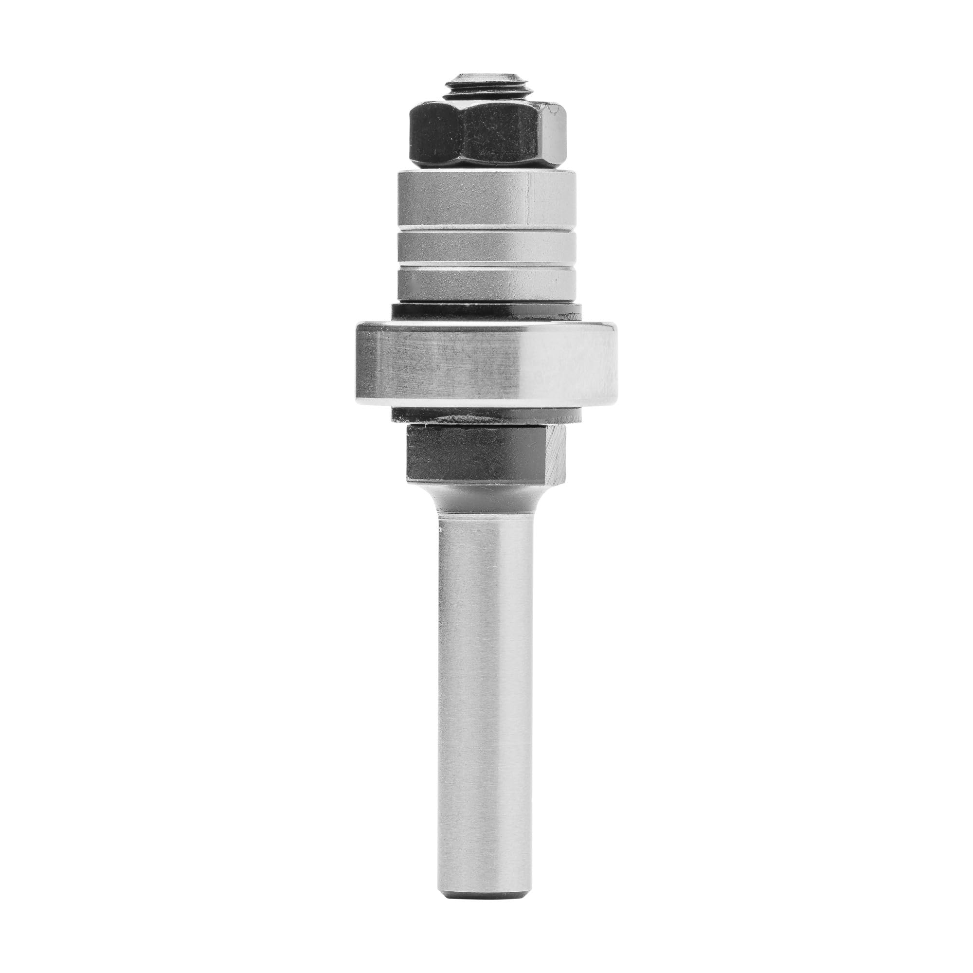 ENT 14005 Aufnahmedorn Schaft (S) 8 mm, Durchmesser (D) 8 mm, NL 13 mm, SL 34,5 mm, GL 68 mm, mit Kugellager