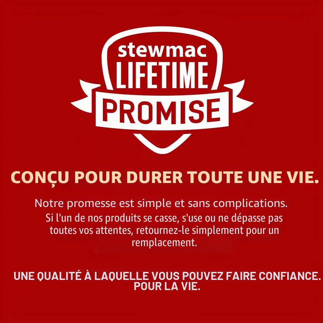 StewMac - Lime à Couronner les Frettes Z-File Safe Edge pour Guitare et Basse | Outil de Lutherie Professionnel au Diamant Grain 300 | Compatible Acier Inoxydable