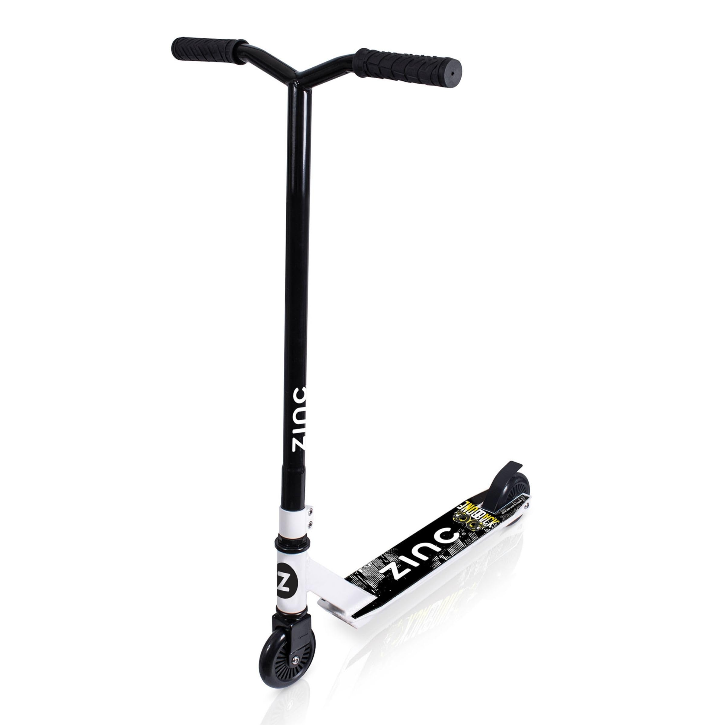 Zinc Stunt Scooter for Kids Age 8+ - Lightweight Scooter With Pro Seagull Handlebar Design, ABEC Bearings & 100mm PU Wheels for Smooth-Riding for Kids & Teens - Lightweight and Stable